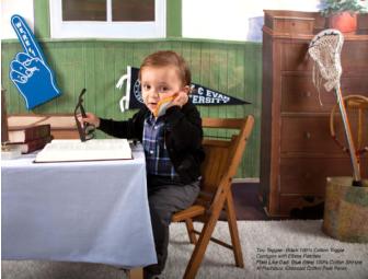 Two 4-piece designer outfits for boys, from 'Andy & Evan for Little Gentleman'