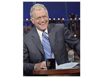 2 tickets to a taping of The Late Show with David Letterman