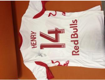 Thierry Henry autographed NY Redbulls Jersey