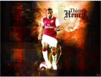 Thierry Henry autographed NY Redbulls Jersey