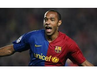 Thierry Henry autographed NY Redbulls Jersey