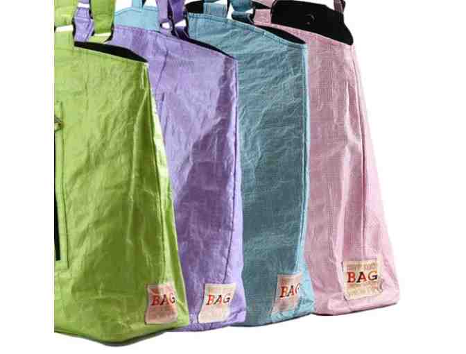 Blue Double Zip Savorn Bag by Nomi Network