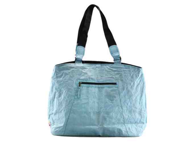Blue Double Zip Savorn Bag by Nomi Network