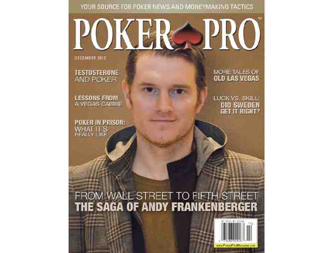 Private, One-on-One Poker lesson with 2-time WSOP Champion: Andy Frankenberger