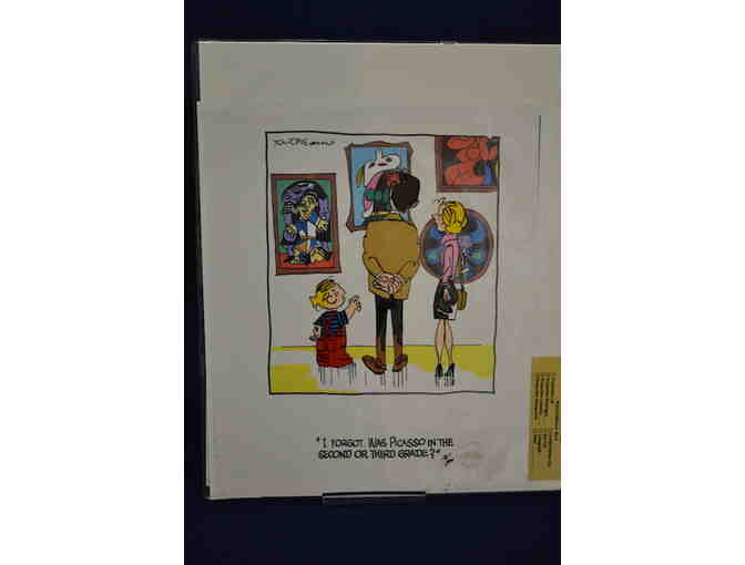 Dennis the Menace Limited Edition Cel - The Art Critic