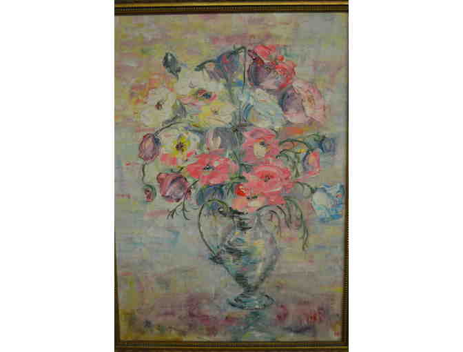 Flower Bouquet Painting by Anne Jeffreys