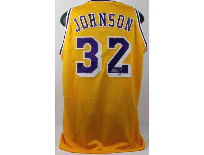 Magic Johnson Hand-Signed LA Lakers Jersey - Photo 1