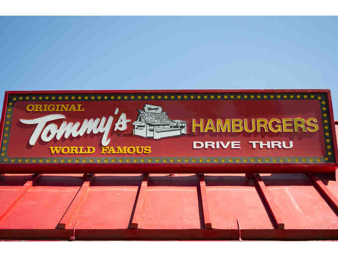 5 Meal Certificates for Tommy's World Famous Hamburgers