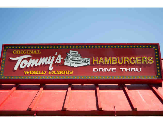 6 Meal Certificates for Tommy's World Famous Hamburgers