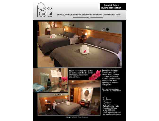 7 nights for 2 at Palau Central Hotel & 5 day diving package at Sam's Tours