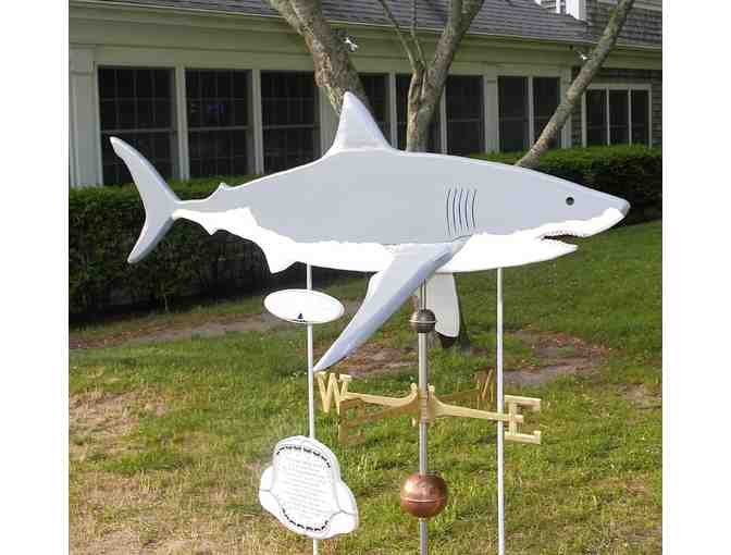 Chatham Wind & Time's Shark in the Park - A working Weathervane!