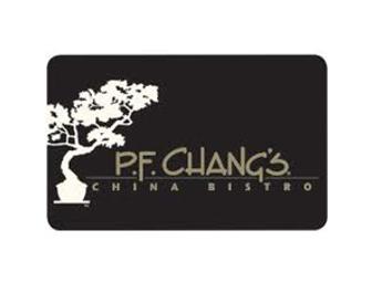 P.F. Chang's China Bistro - $100 Gift Certificate