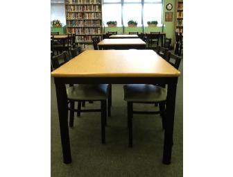 Upper School - New table for the Media Center