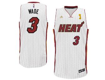 LeBron James and Dwayne Wade Miami Heat Swingman Jerseys and Championship Hat