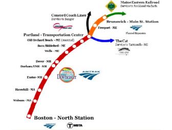 Amtrak Downeaster - Two Round-trip Tix