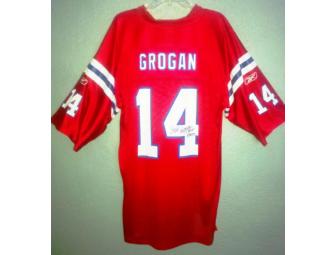 Signed Steve Grogan Jersey