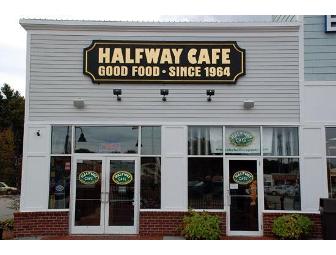Halfway Cafe $25 Gift Certificate