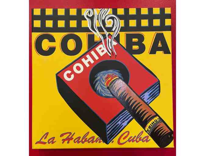 Cohiba Cigar Steve Kaufman Pop Art - Photo 1