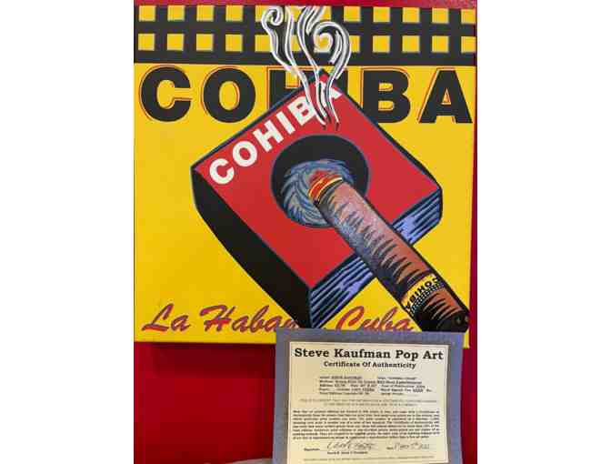 Cohiba Cigar Steve Kaufman Pop Art - Photo 2