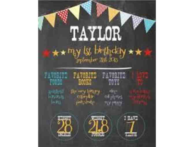 Shepard Brag or Birthday Board--The Week of Your Child's Birthday or A Week Just to Brag!
