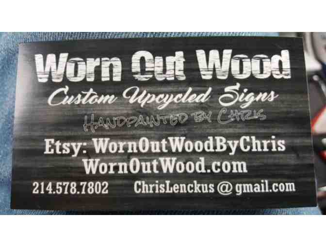 3rd Grade Classroom Creation--Reclaimed Wood Texas Wall Hanging (Ferenschuetz Class)