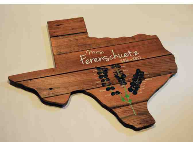 3rd Grade Classroom Creation--Reclaimed Wood Texas Wall Hanging (Ferenschuetz Class)