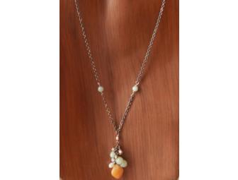 Jade & Pearl Cascade Necklace