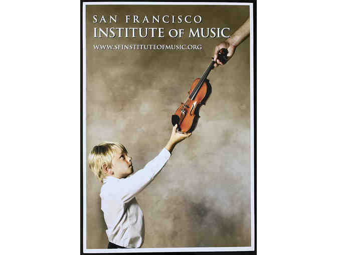 Four Piano or Violin Lessons at SF Institute of Music and Four Books by David Jacobson