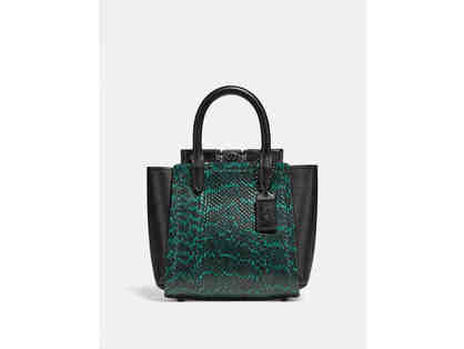 Coach Troupe Snakeskin Tote