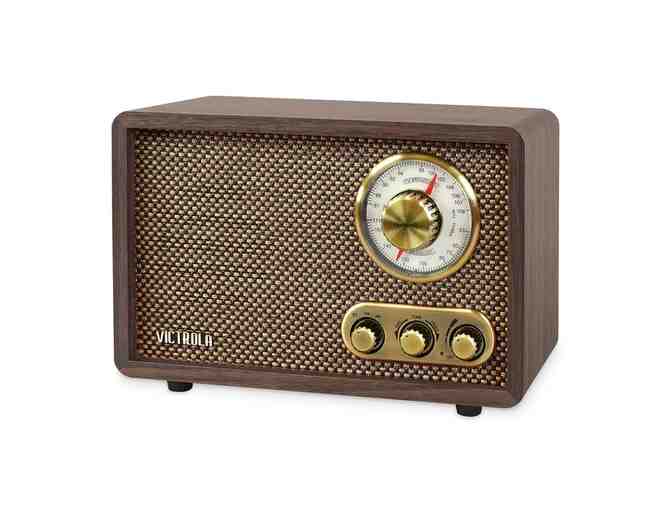 Victrola Retro Wood Bluetooth FM/AM Radio - Photo 1