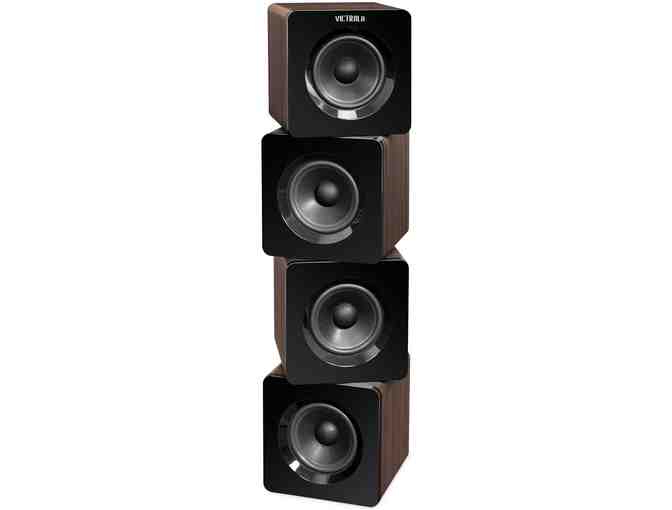 Victrola 32' Rotating Bluetooth Tower Stereo with 40 Watt Sound