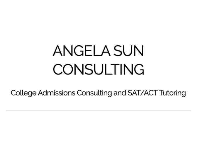 Angela Sun Consulting SAT/ACT Prep