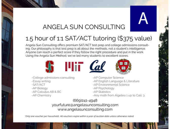 Angela Sun Consulting SAT/ACT Prep