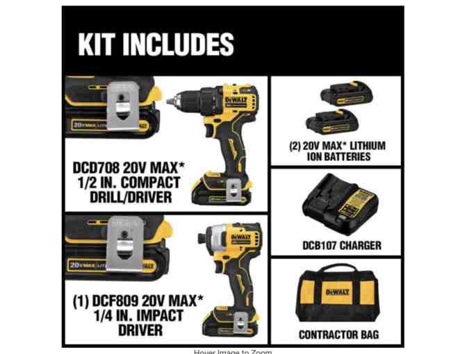 ATOMIC 20-Volt MAX Cordless Brushless Compact Drill/Impact Combo Kit