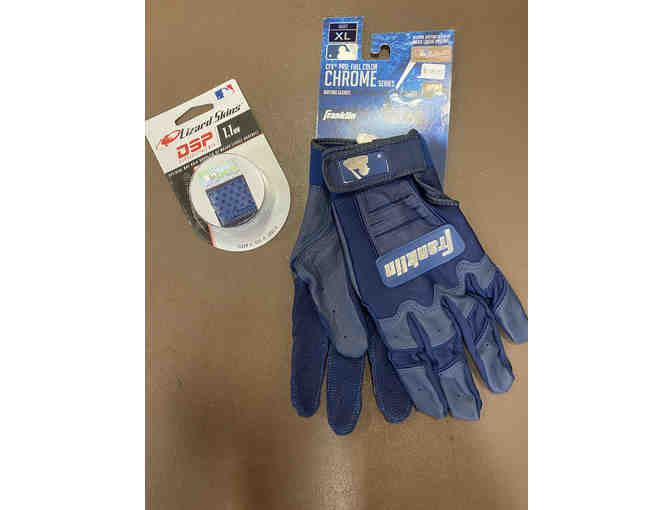 D-Bat Basket 2 Jerseys, Lizard Skin, Batting Gloves & Baseball Cap