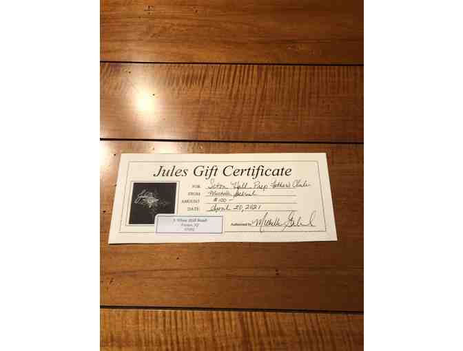 Cross with Chain and Gift Certificate