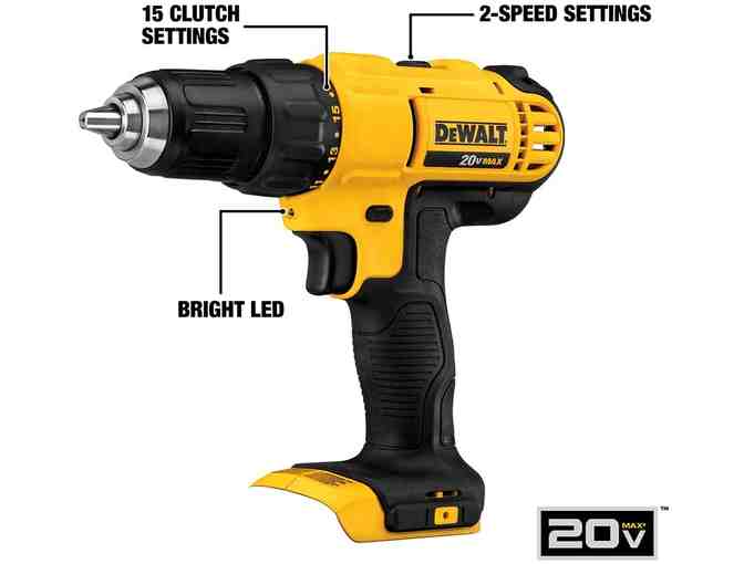 DEWALT 20V MAX Cordless Drill Combo Kit , 4-Tool
