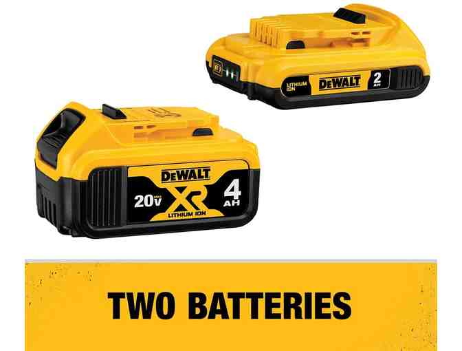 DEWALT 20V MAX Cordless Drill Combo Kit , 4-Tool