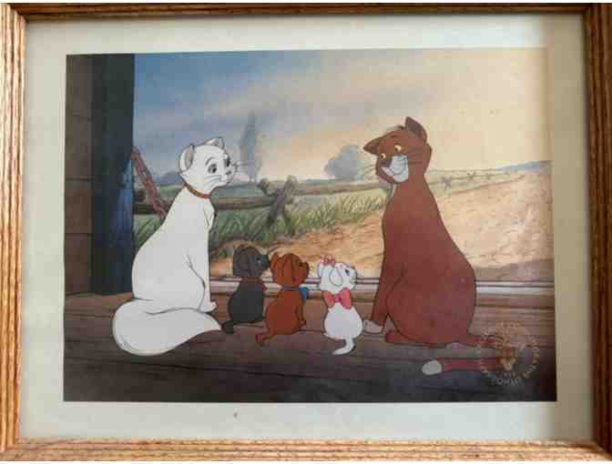 (2) Disney Framed Lithographs (1994) - Lion King & Aristocats
