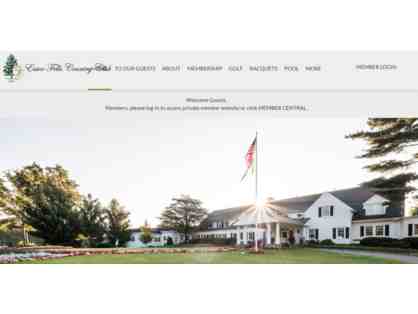 Essex Fells Country Club Golf Foursome Golf Carts Lunch & Drinks