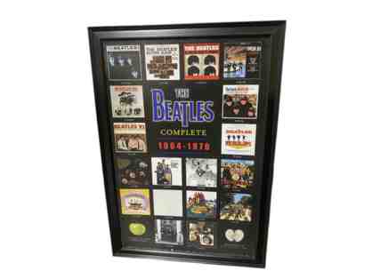 Rare Vintage Framed Beatles Poster WOW Amazing Piece Album Cover 40x28