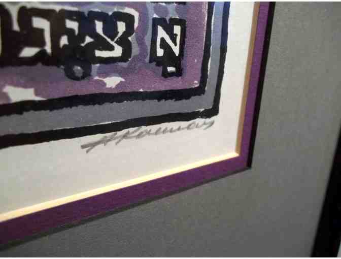 'The Little Goat' by Anatoli Lvovitch Kaplan w/ Black frame