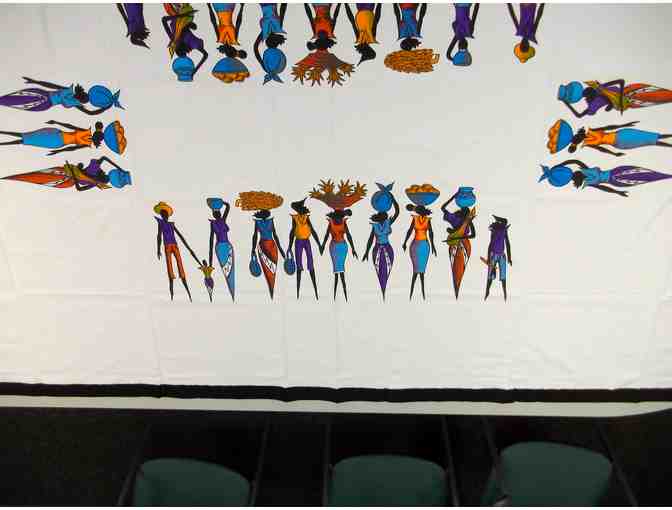 Shabbat Tablecloth (African motif)
