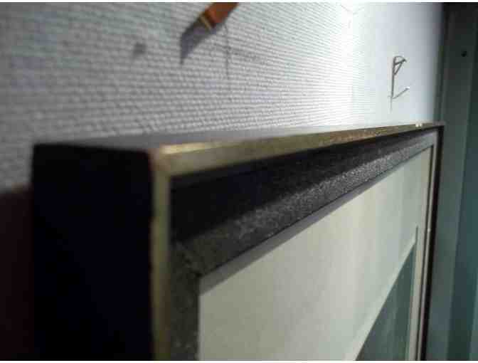 Untitled, Verdant Bamboo Flowers, by Baskin w/ Black & Gold frame