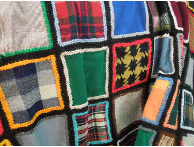 Fabric Square Afghan #2