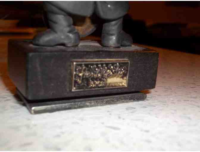 Hasidic Bassist - Frank Meisler Sculpture