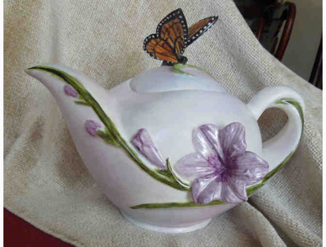 Hand Painted Porcelain Teapot