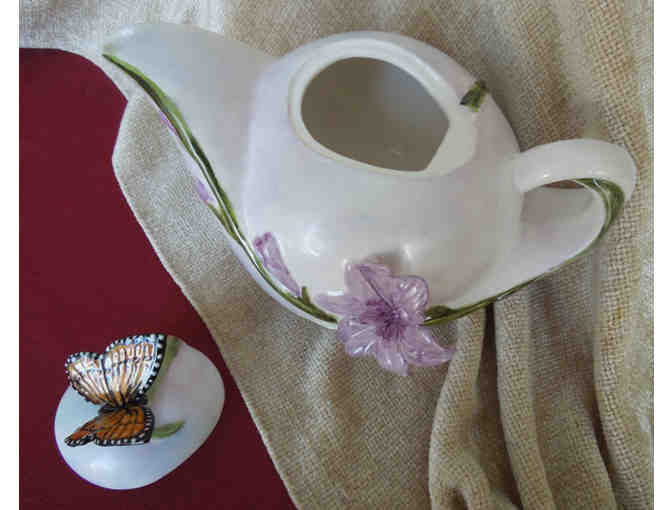 Hand Painted Porcelain Teapot
