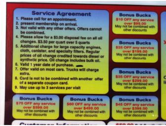 Mill Valley Auto Service Coupon Package