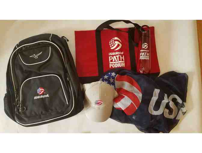 USA Volleyball Backpack and Swag!